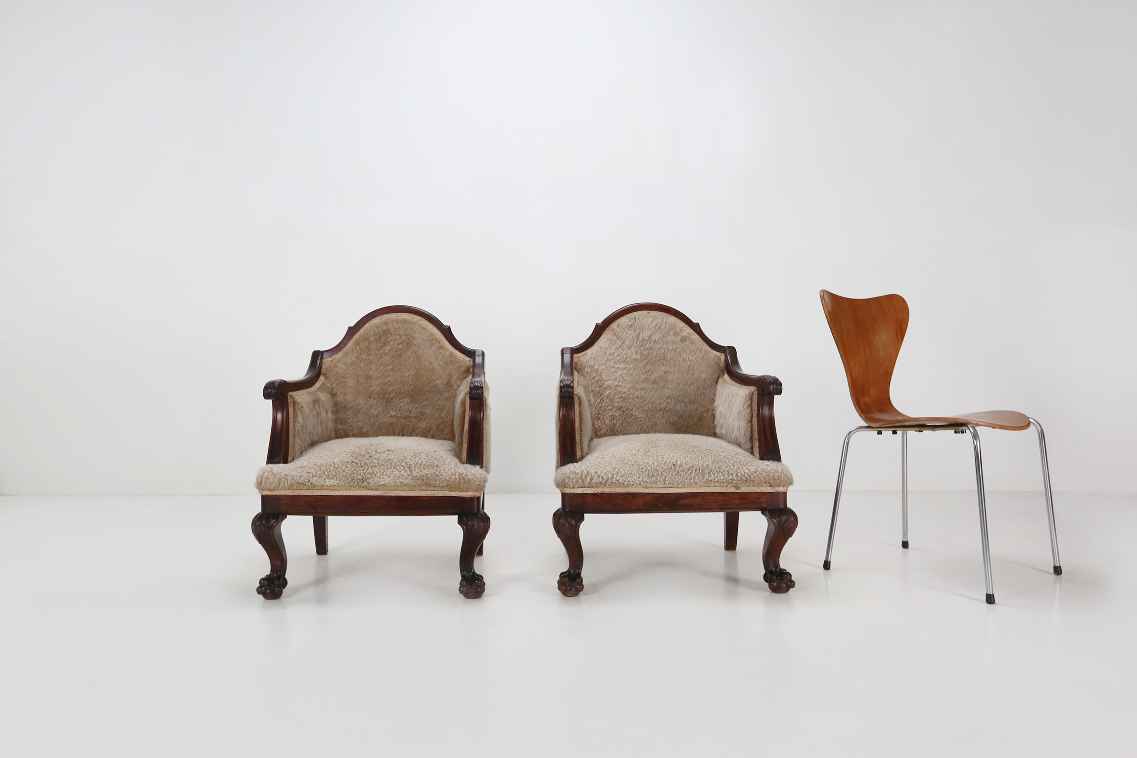 Set of Empire armchairs Ca.1820